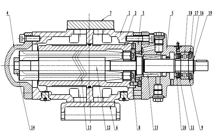 三(sān)螺杆泵結構圖(tu)